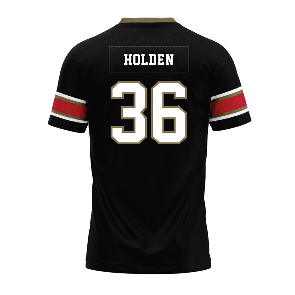 Miami of Ohio - NCAA Football : Carter Holden - Black Premium Football Jersey-1