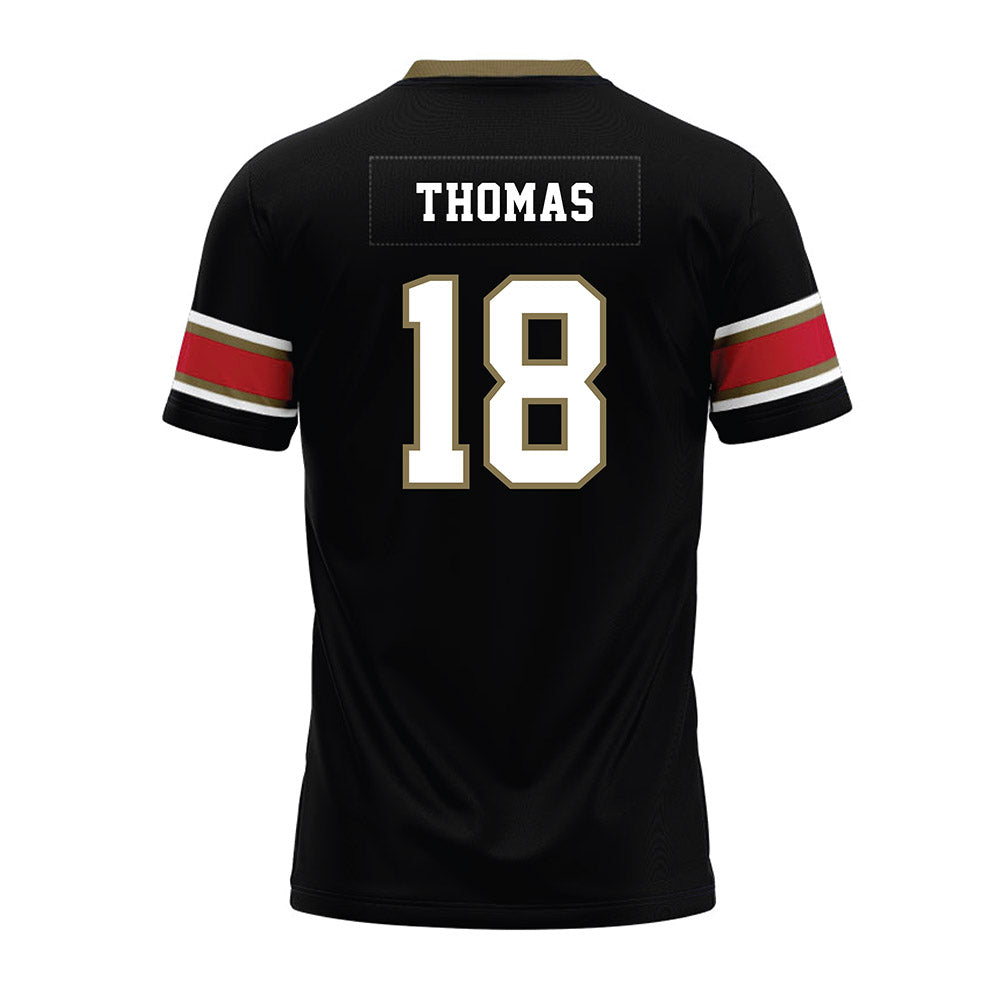 Miami of Ohio - NCAA Football : Antwon Thomas - Black Premium Football Jersey-1