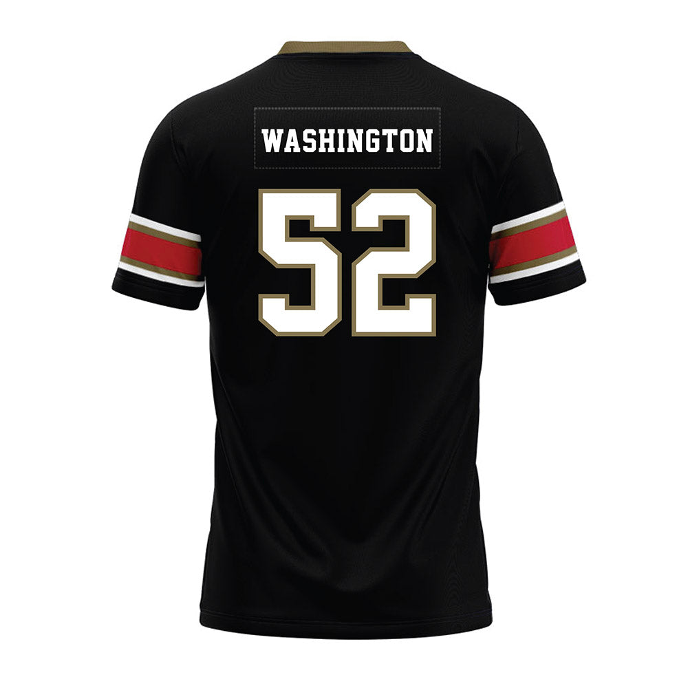Miami of Ohio - NCAA Football : Nasir Washington - Black Premium Football Jersey-1