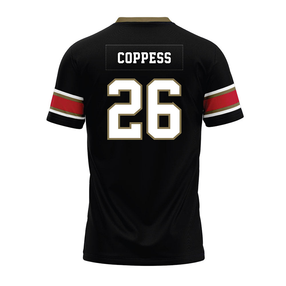 Miami of Ohio - NCAA Football : Eli Coppess - Black Premium Football Jersey-1