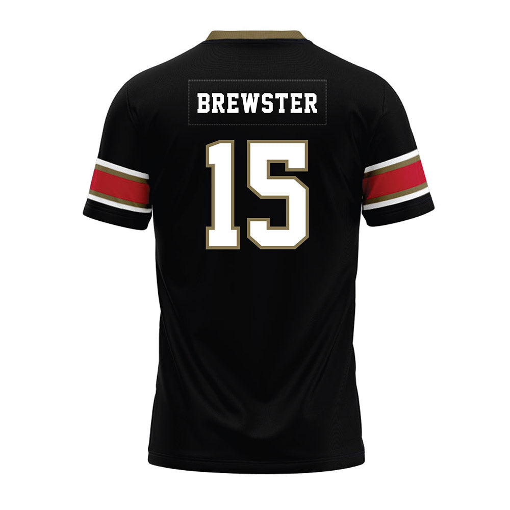 Miami of Ohio - NCAA Football : Harrison Brewster - Black Premium Football Jersey-1