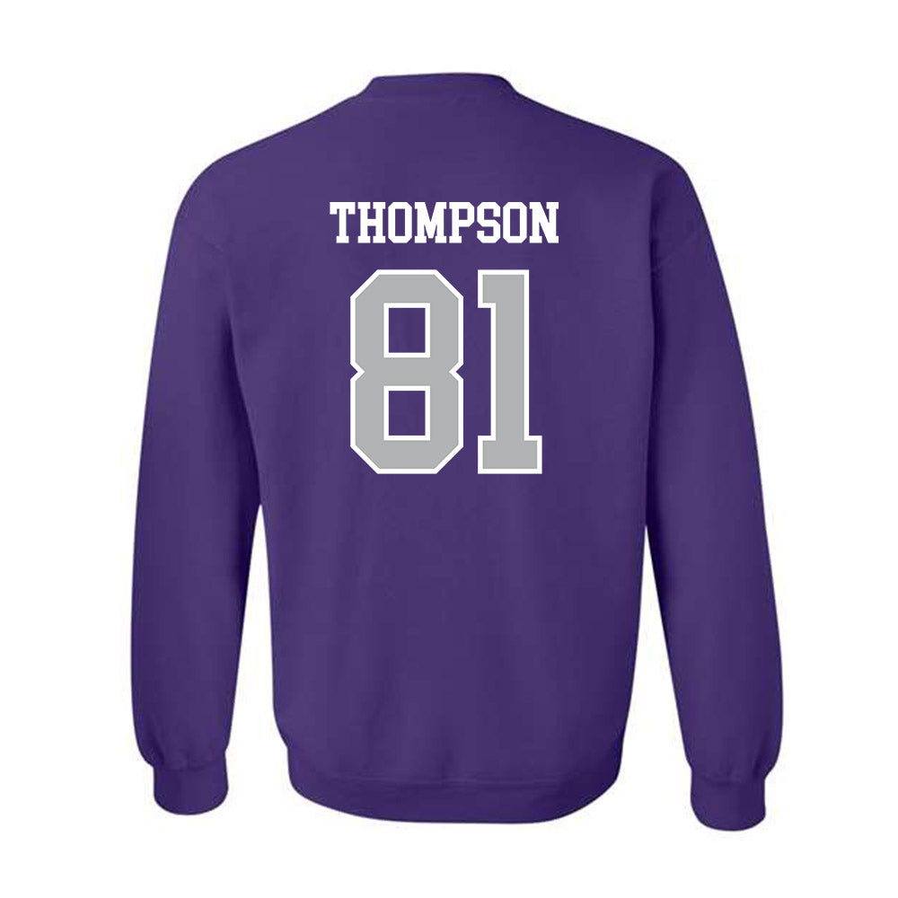 SBU - NCAA Football : Alexzander Thompson - Classic Shersey Crewneck Sweatshirt-1