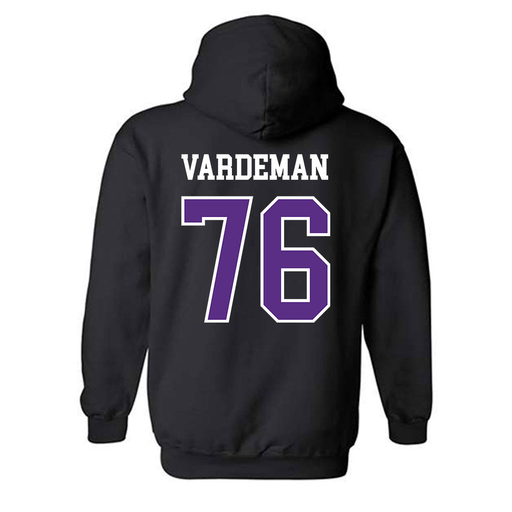 SBU - NCAA Football : Jackson Vardeman - Classic Shersey Hooded Sweatshirt-1