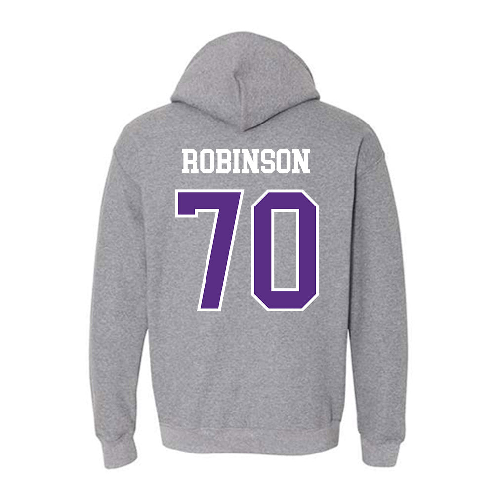 SBU - NCAA Football : Samuel Robinson - Classic Shersey Hooded Sweatshirt-1