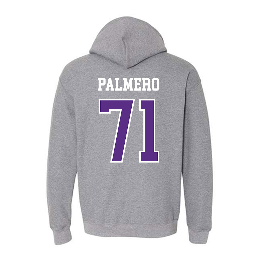 SBU - NCAA Football : Allen Palmero - Classic Shersey Hooded Sweatshirt-1