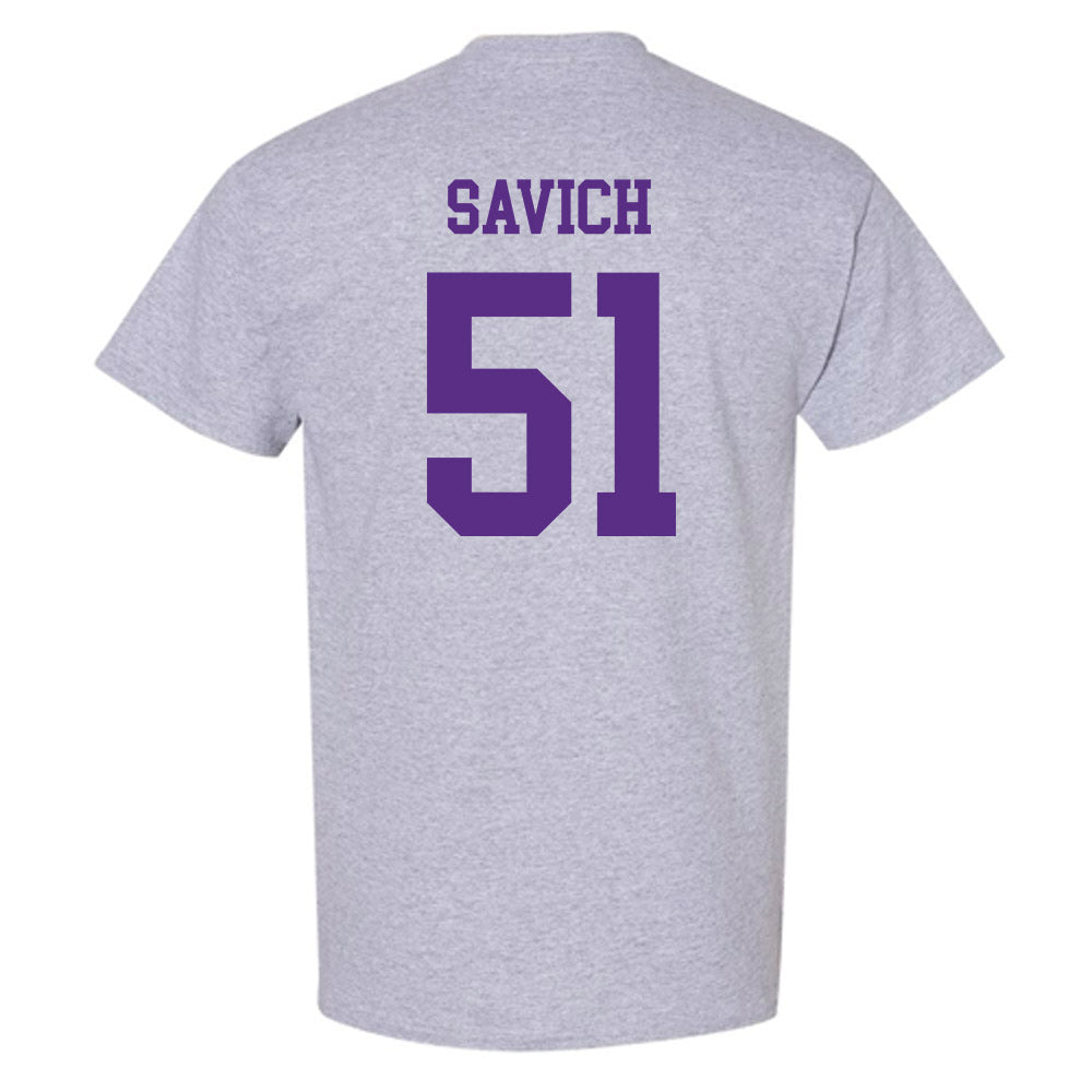 SBU - NCAA Football : Samuel Savich - Classic Shersey T-Shirt-1