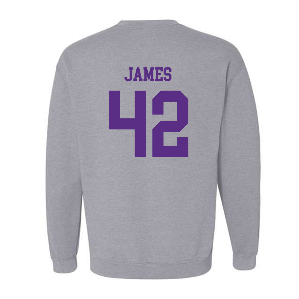 SBU - NCAA Football : Kaleb James - Classic Shersey Crewneck Sweatshirt-1