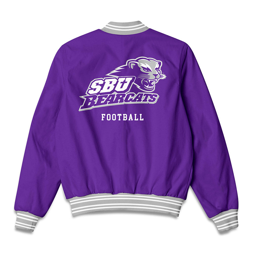SBU - NCAA Football : Jonathan Batres - Bomber Jacket-1