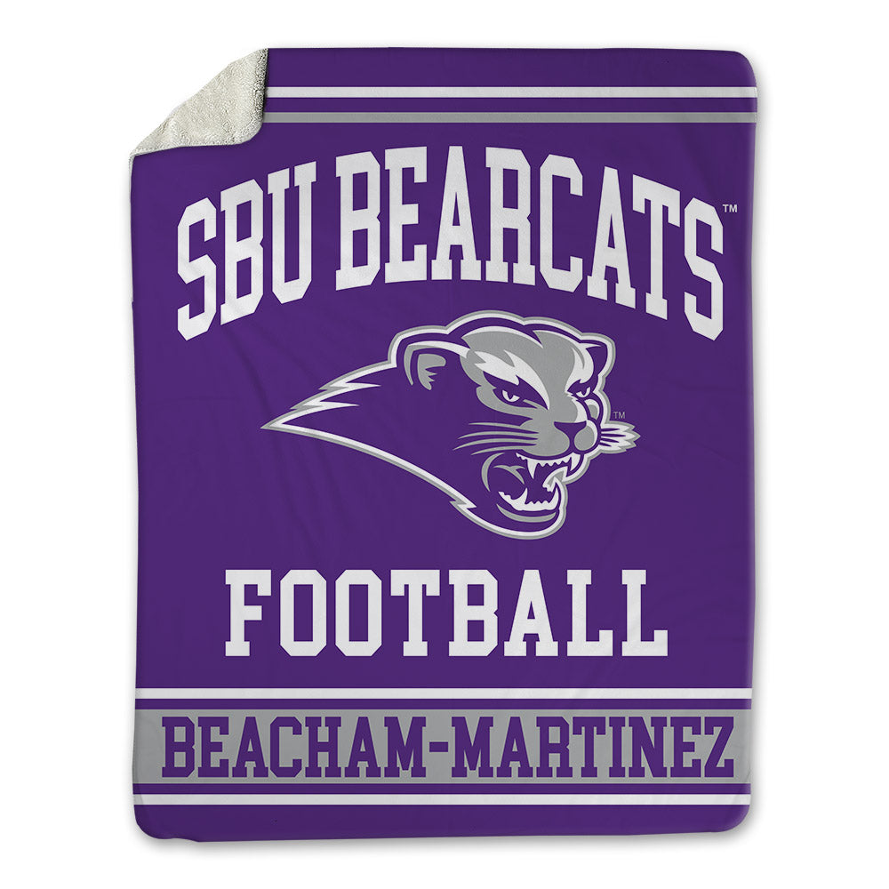 SBU - NCAA Football : Jaiden Beacham-Martinez - Blanket-0
