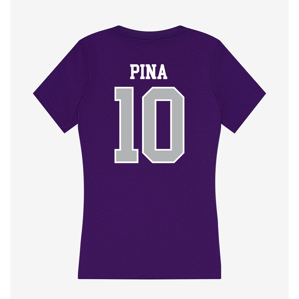 SBU - NCAA Men's Soccer : Edgar Pina - Classic Shersey Women's V-Neck T-Shirt-1