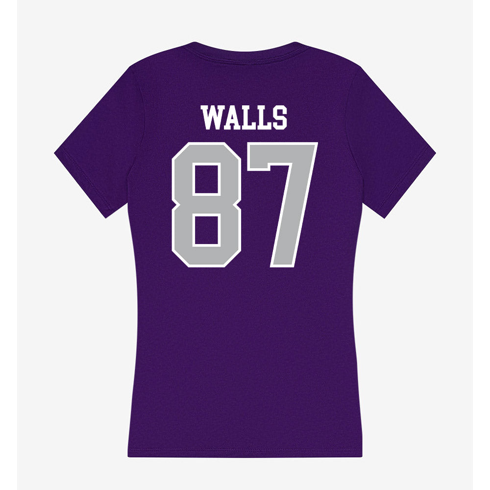 SBU - NCAA Football : Gabriel Walls - Classic Shersey Women's V-Neck T-Shirt-1