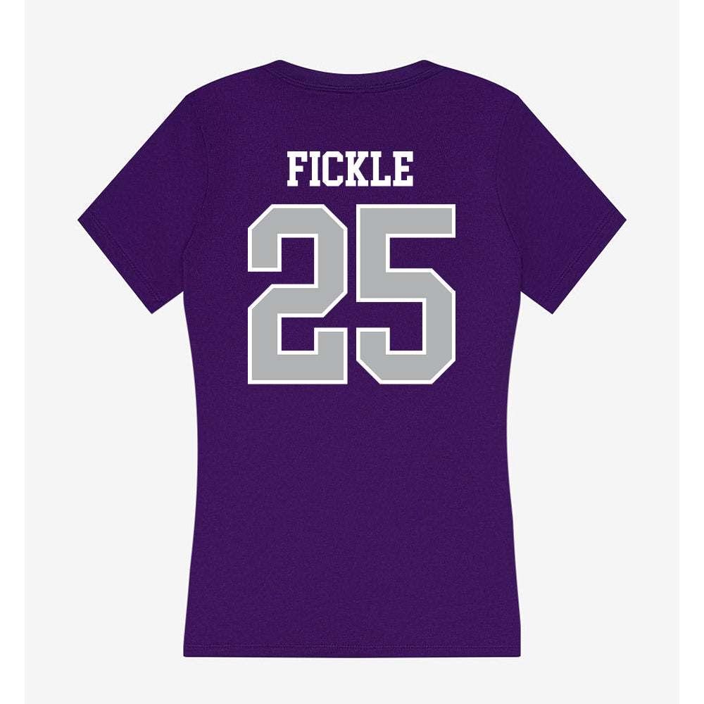 SBU - NCAA Women's Soccer : Lydia Fickle - Classic Shersey Women's V-Neck T-Shirt-1