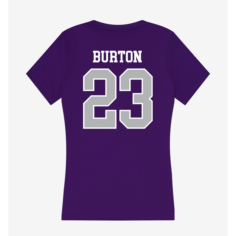 SBU - NCAA Women's Soccer : Emma Burton - Classic Shersey Women's V-Neck T-Shirt-1