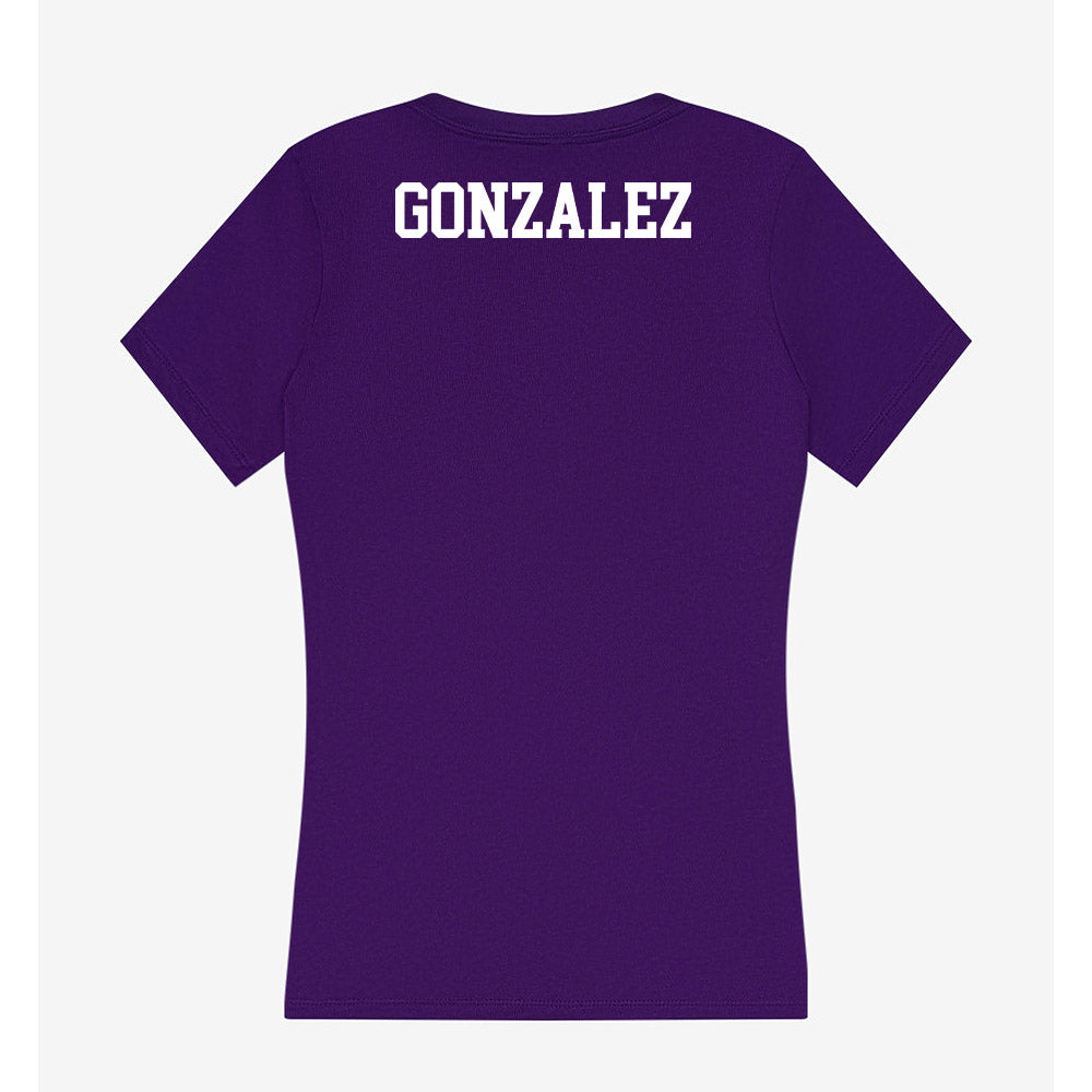 SBU - NCAA Women's Swimming & Diving : Sofia Gonzalez - Classic Shersey Women's V-Neck T-Shirt-1