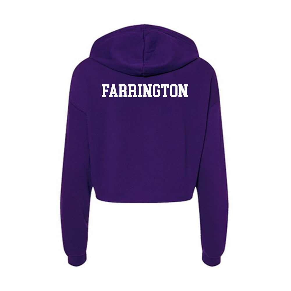 SBU - NCAA Women's Track & Field : Collinique Farrington - Classic Shersey Women's Crop Fleece Hoodie-1