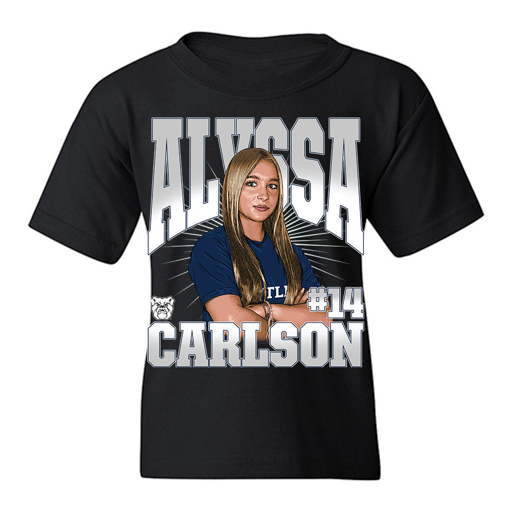 Butler - NCAA Women's Soccer : Alyssa Carlson - Collage Youth T-Shirt-0