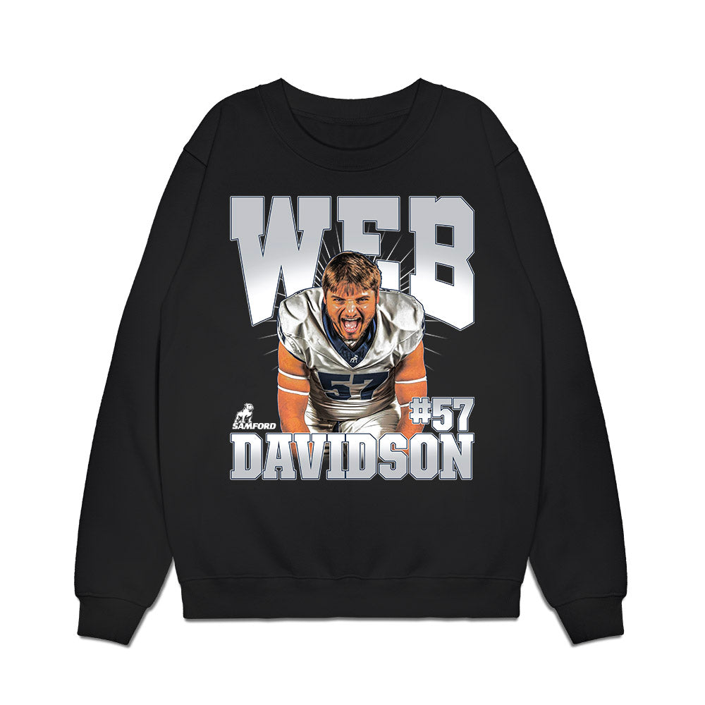 Samford - NCAA Football : Web Davidson - Collage Premium Crewneck Sweatshirt-0