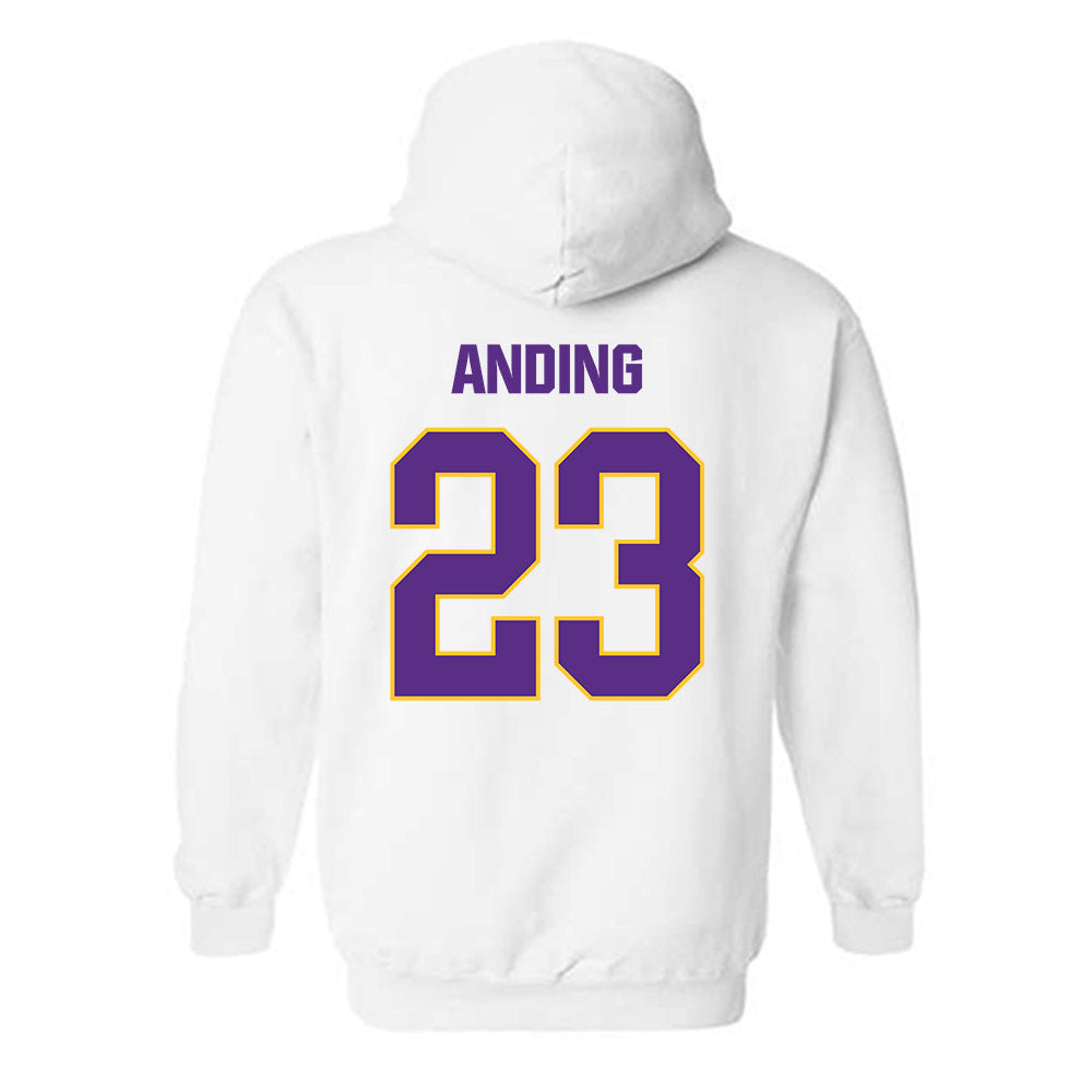LSU - NCAA Football : Aidan Anding - Classic Shersey Hooded Sweatshirt-1