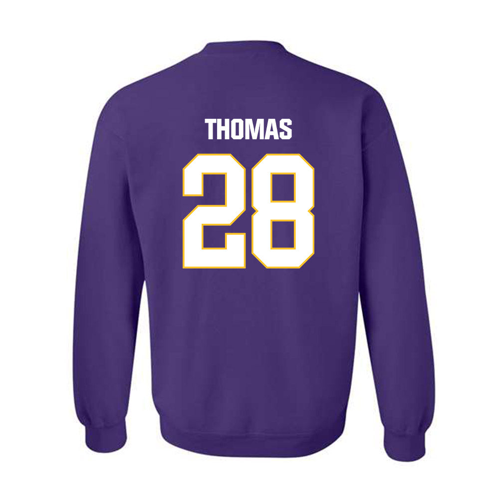 LSU - NCAA Football : Jhase Thomas - Classic Shersey Crewneck Sweatshirt-1