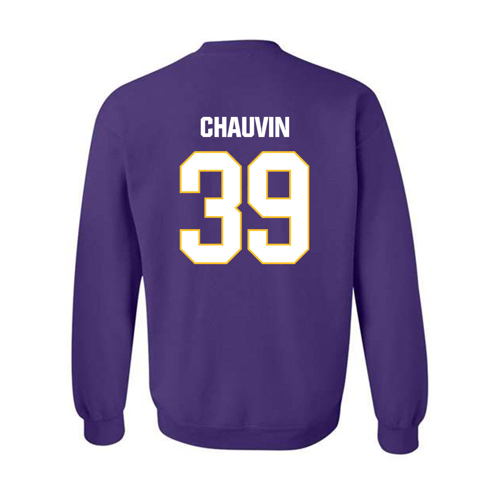 LSU - NCAA Football : Reid Chauvin - Classic Shersey Crewneck Sweatshirt-1