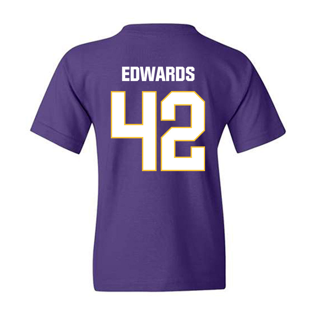 LSU - NCAA Softball : Tori Edwards - Classic Shersey Youth T-Shirt-1