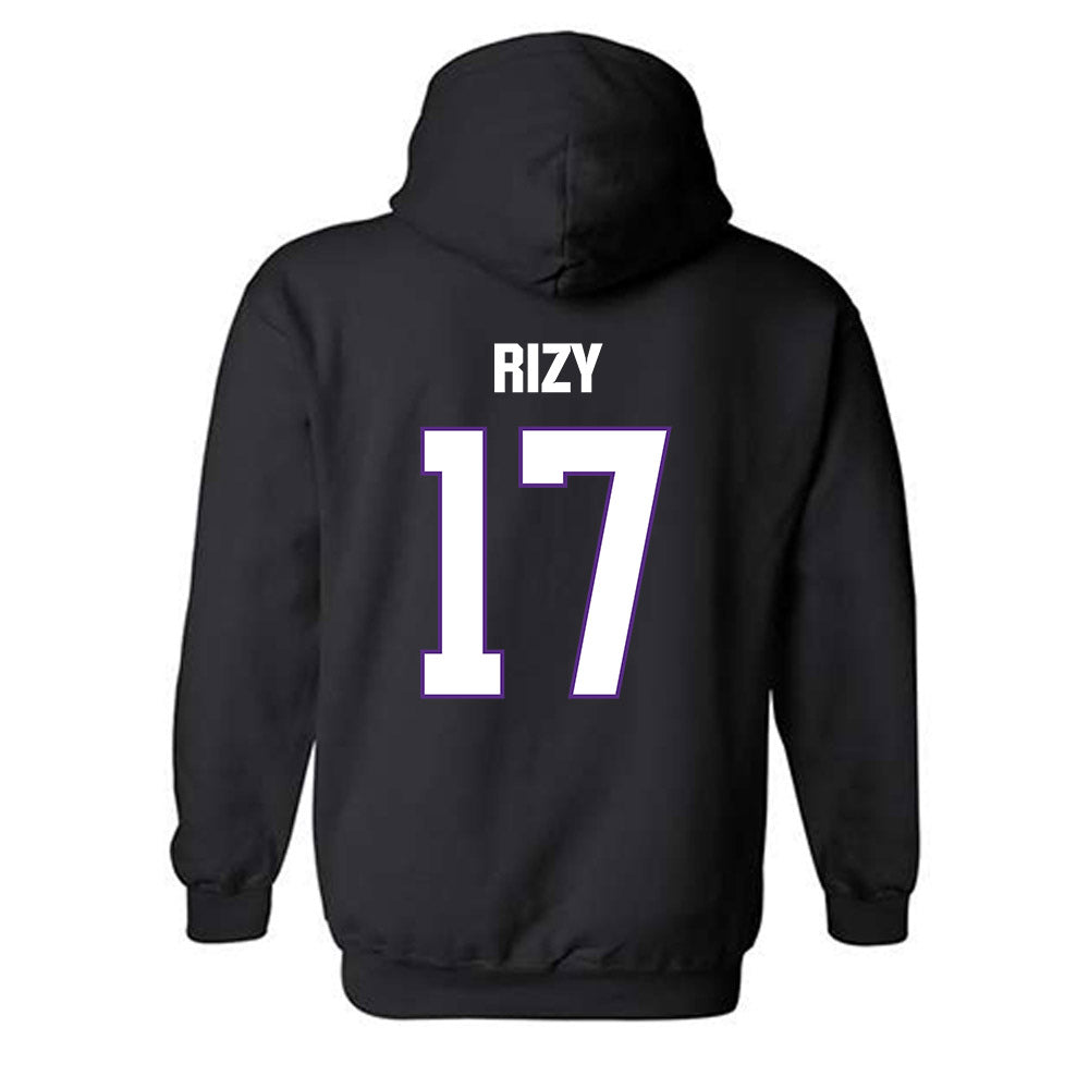 LSU - NCAA Baseball : Mavrick Rizy - Classic Shersey Hooded Sweatshirt-1