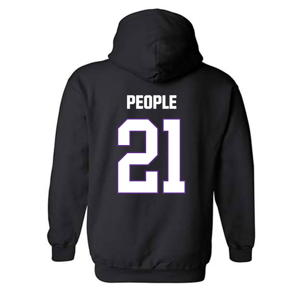 LSU - NCAA Football : Tre People - Classic Shersey Hooded Sweatshirt-1