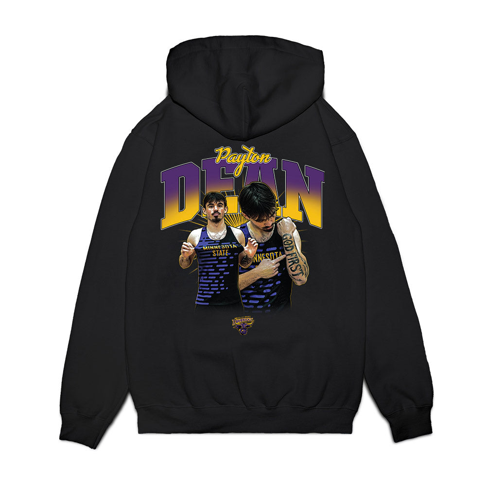 Minn. St. - NCAA Men's Track & Field : Payton Dean - Premium Hooded Sweatshirt-1