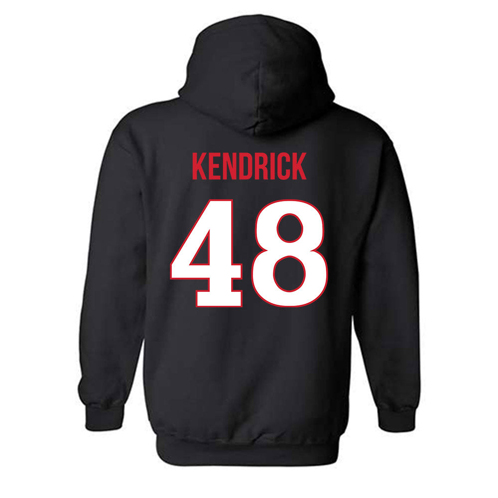 Rutgers - NCAA Baseball : Thomas Kendrick - Replica Shersey Hooded Sweatshirt-1