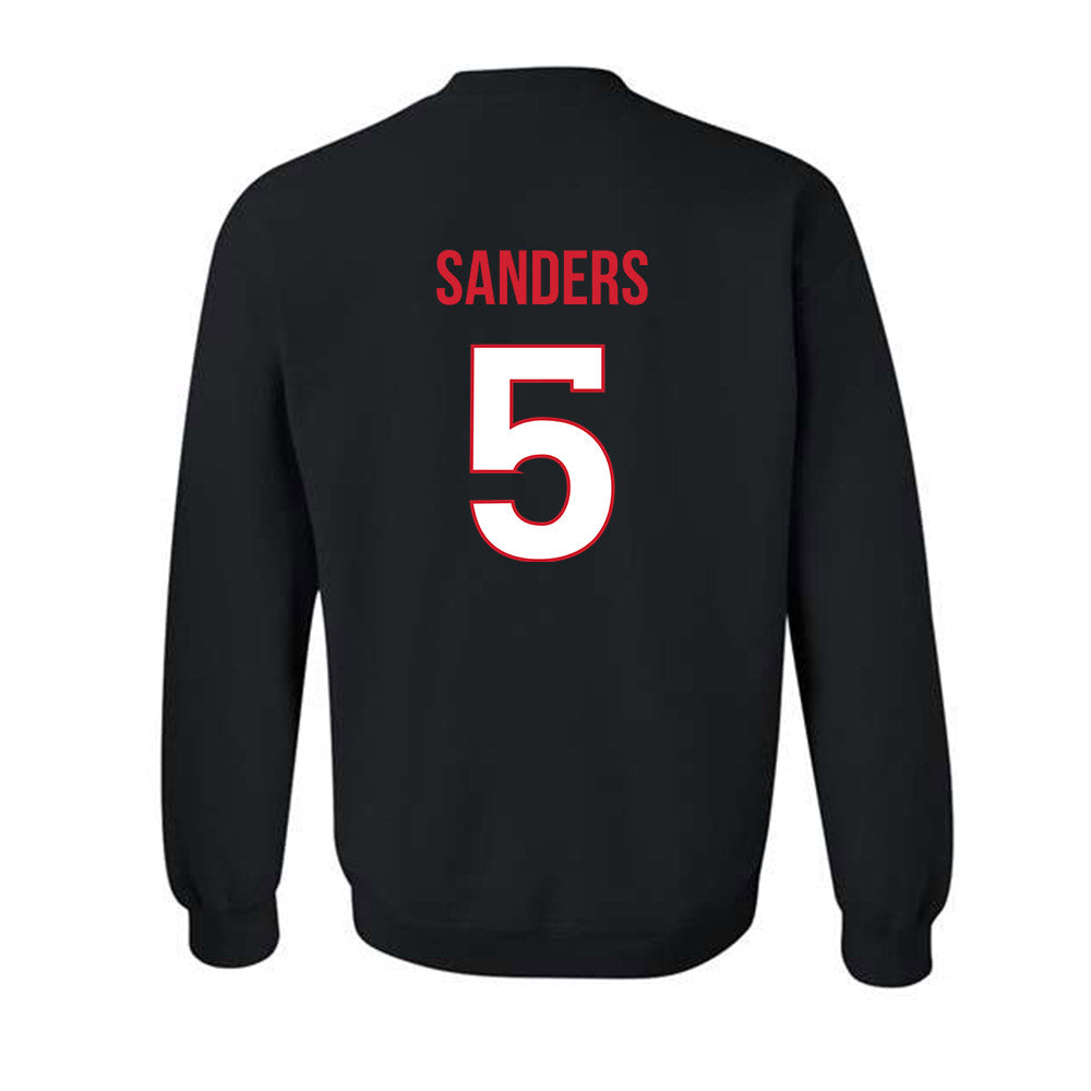 Rutgers - NCAA Football : Kaj Sanders - Replica Shersey Crewneck Sweatshirt-1