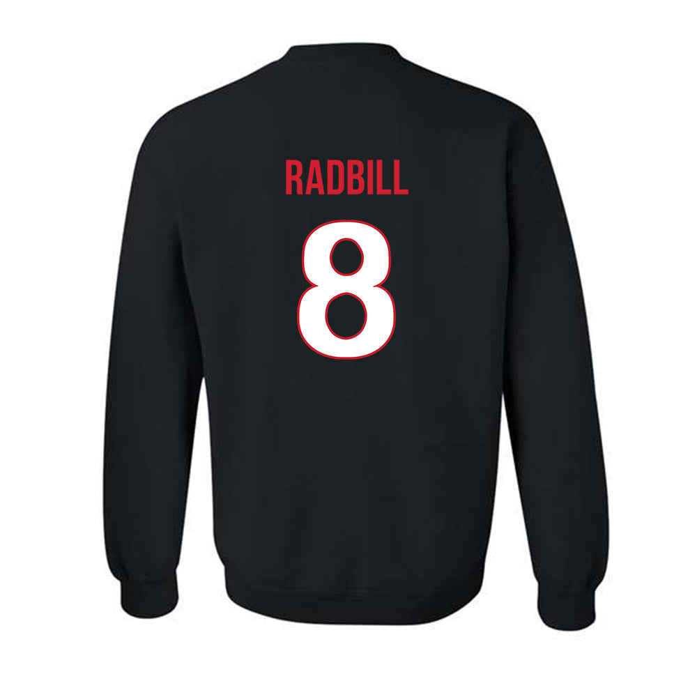 Rutgers - NCAA Baseball : Henry Radbill - Replica Shersey Crewneck Sweatshirt-1