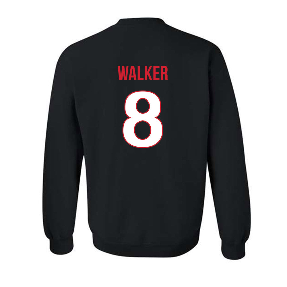 Rutgers - NCAA Football : Jordan Walker - Replica Shersey Crewneck Sweatshirt-1