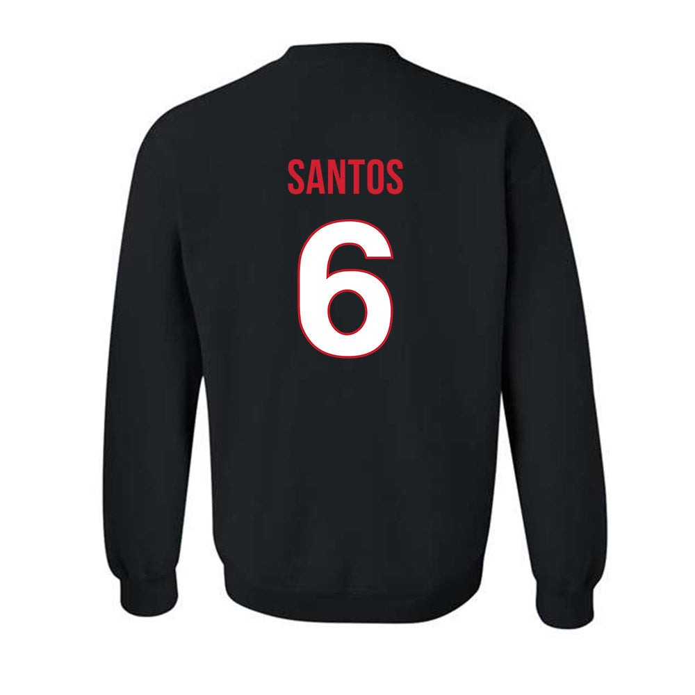 Rutgers - NCAA Baseball : Pablo Santos - Replica Shersey Crewneck Sweatshirt-1