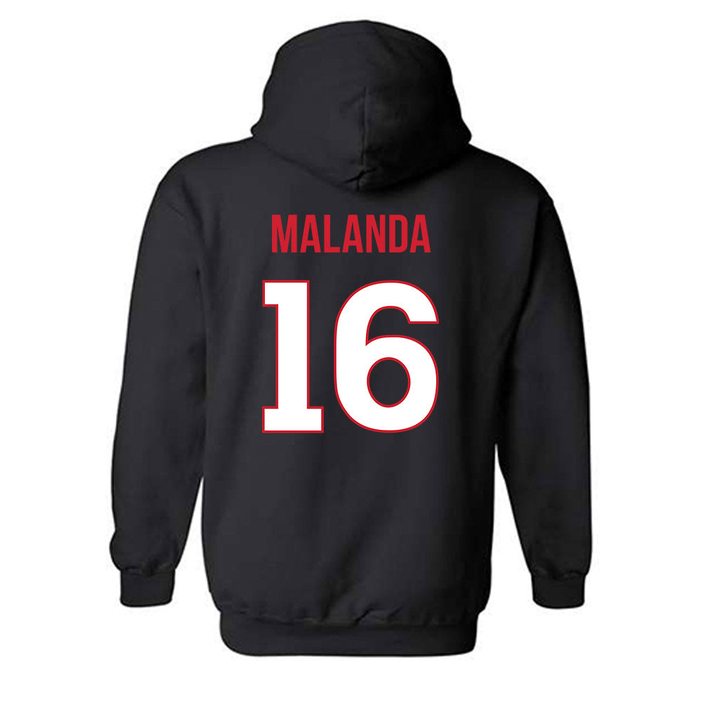Rutgers - NCAA Women's Soccer : Jayme Malanda - Replica Shersey Hooded Sweatshirt-1