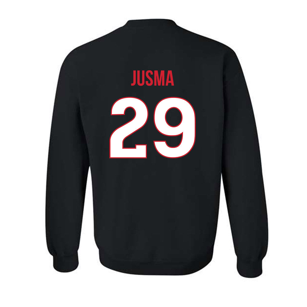 Rutgers - NCAA Football : Sebastian Jusma - Replica Shersey Crewneck Sweatshirt-1