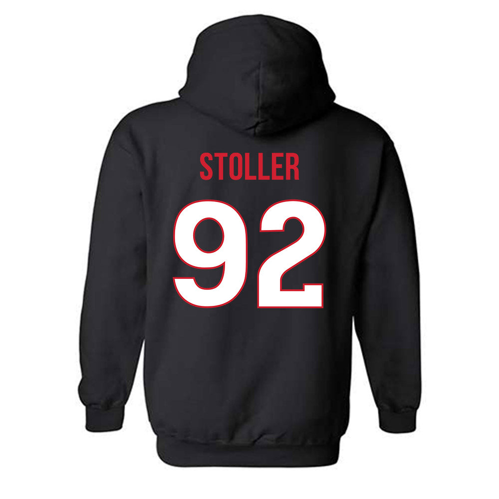 Rutgers - NCAA Men's Lacrosse : Cardin Stoller - Replica Shersey Hooded Sweatshirt-1