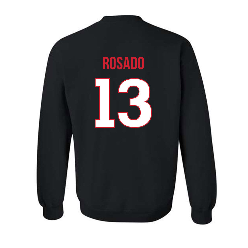 Rutgers - NCAA Baseball : Julius Rosado - Replica Shersey Crewneck Sweatshirt-1