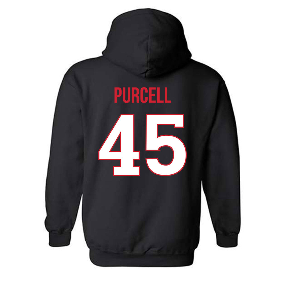 Rutgers - NCAA Football : Shawn Purcell - Replica Shersey Hooded Sweatshirt-1