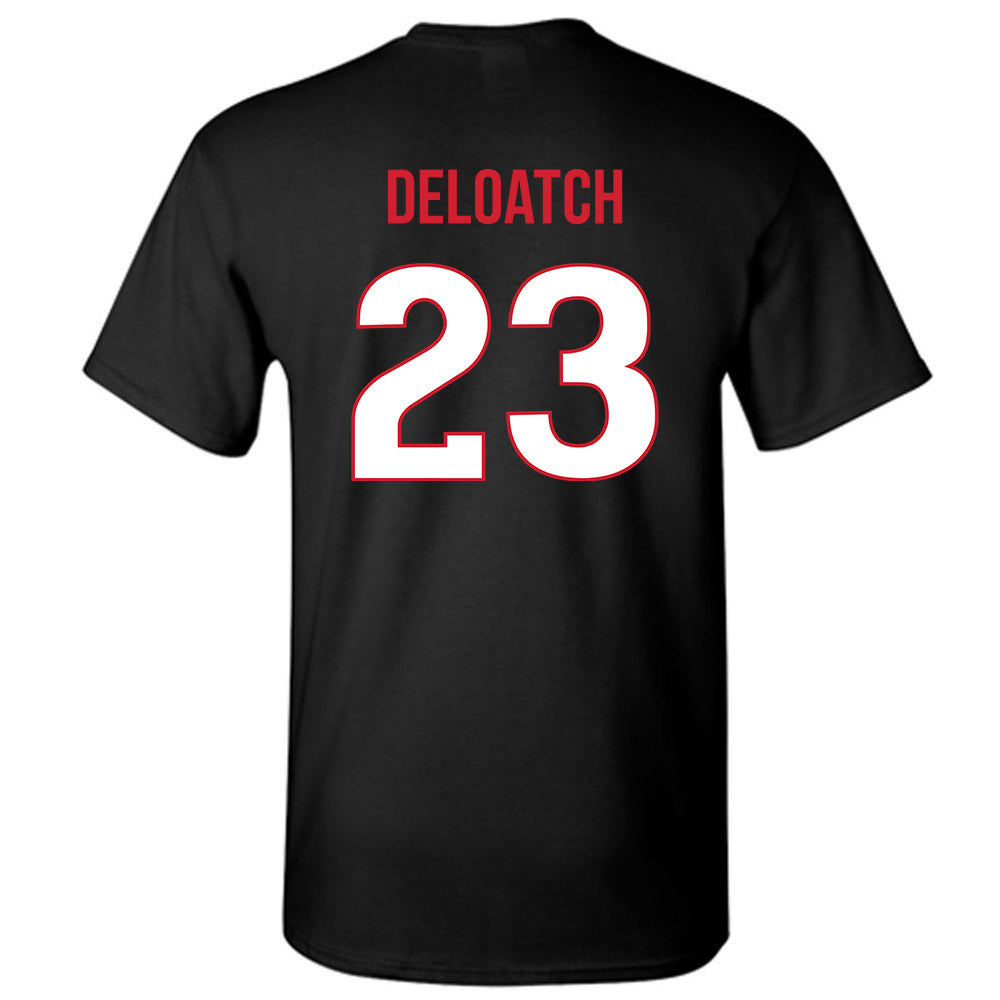 Rutgers - NCAA Football : Isaiah Deloatch - Replica Shersey T-Shirt-1