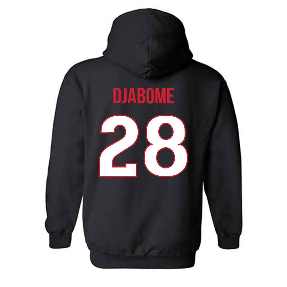 Rutgers - NCAA Football : Dariel Djabome - Replica Shersey Hooded Sweatshirt-1