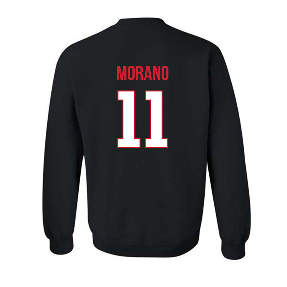 Rutgers - NCAA Men's Soccer : Anthony Morano - Replica Shersey Crewneck Sweatshirt-1