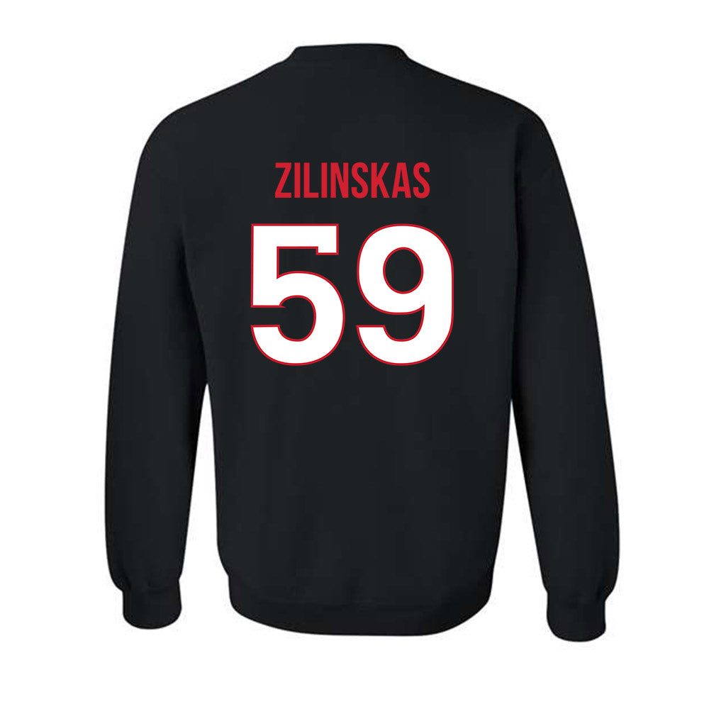 Rutgers - NCAA Football : Gus Zilinskas - Replica Shersey Crewneck Sweatshirt-1