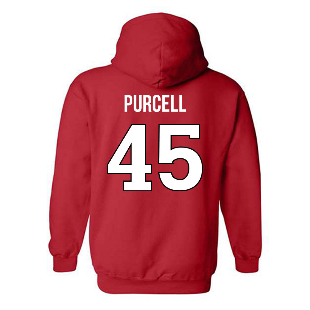 Rutgers - NCAA Football : Shawn Purcell - Replica Shersey Hooded Sweatshirt-1