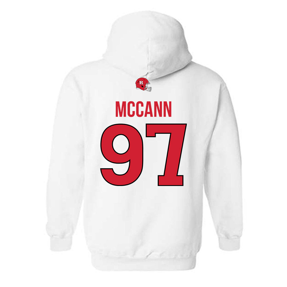 Rutgers - NCAA Football : Riley McCann - Classic Shersey Hooded Sweatshirt-1