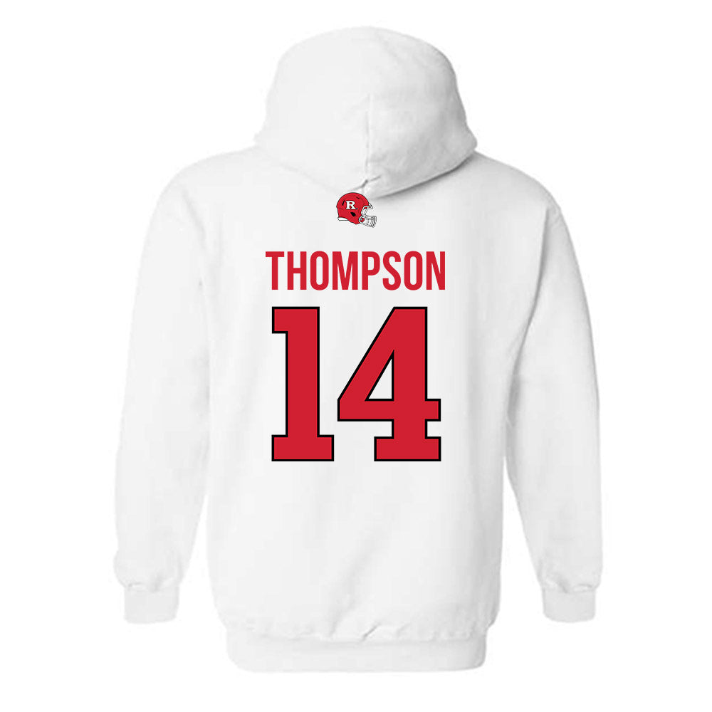 Rutgers - NCAA Football : Jordan Thompson - Classic Shersey Hooded Sweatshirt-1