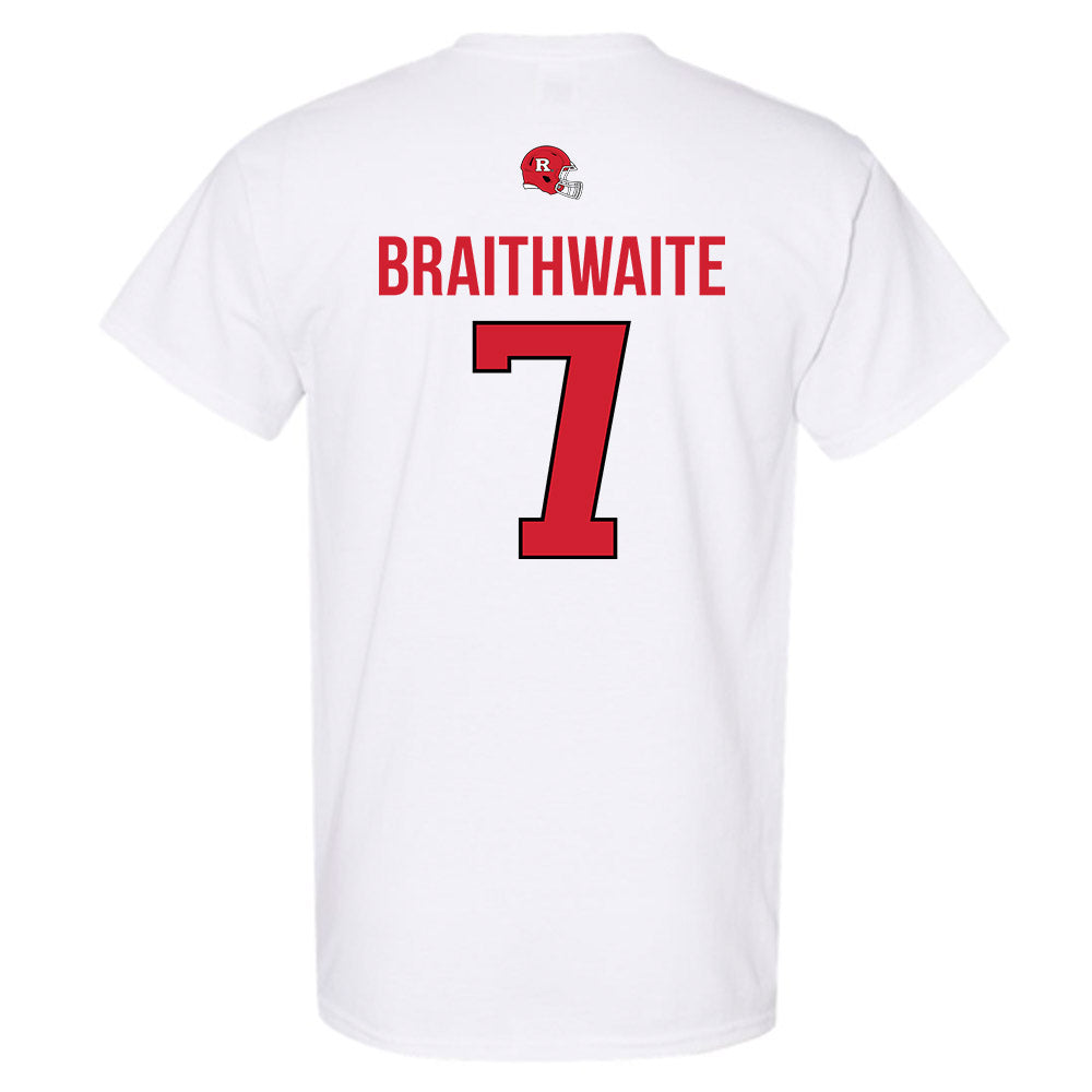 Rutgers - NCAA Football : Dylan Braithwaite - Classic Shersey T-Shirt-1