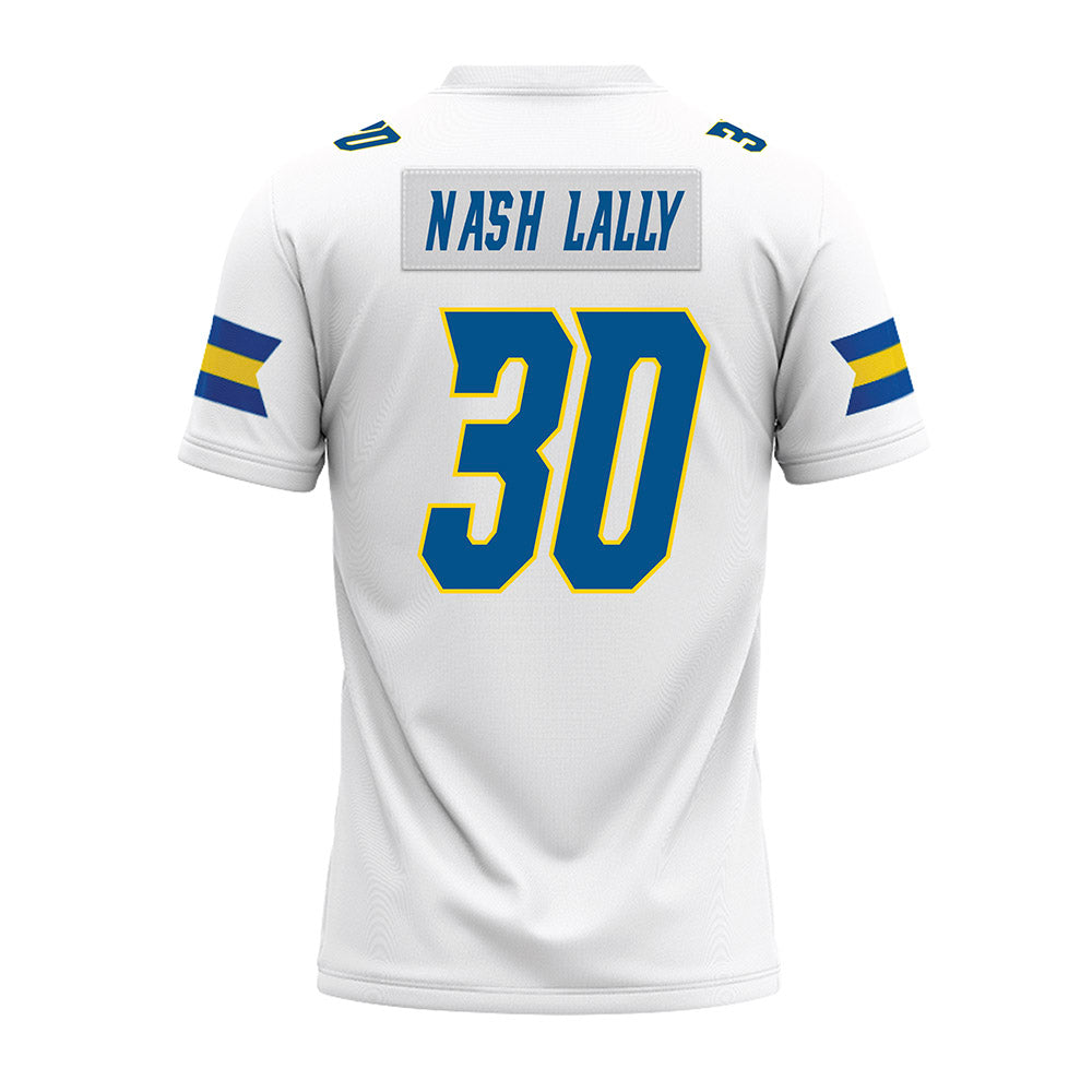 Delaware - NCAA Football : Alex Nash-Lally - White Premium Football Jersey-1