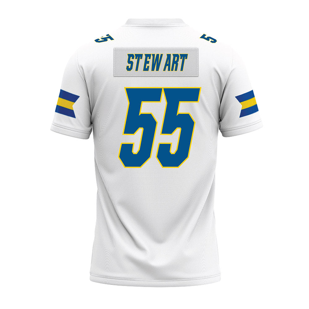 Delaware - NCAA Football : Dylan Stewart - White Premium Football Jersey-1
