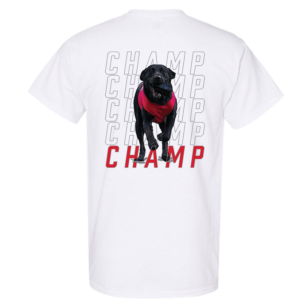 NC State - NCAA Football : - Champ The Tee Dog T-Shirt-1