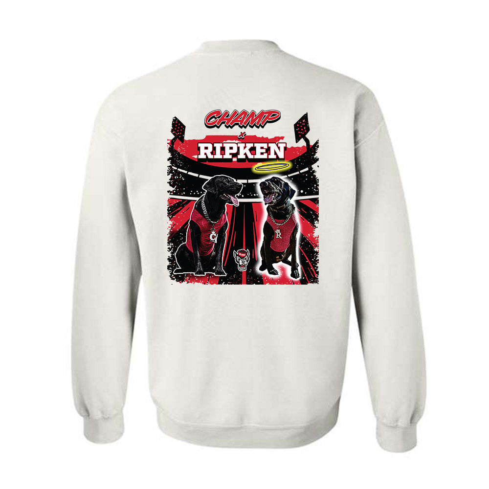 NC State - NCAA Football : - Champ & Ripken Crewneck Sweatshirt-1
